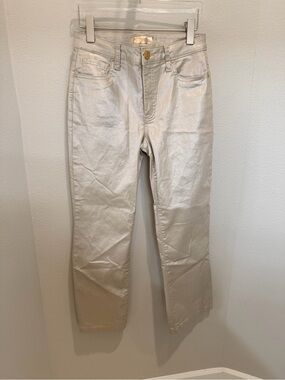 KUT-Kelsey coated crop flare in champagne